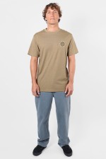 Oxbow Shuriken Vyriški Marškinėliai | Light Brown | Surfwax
