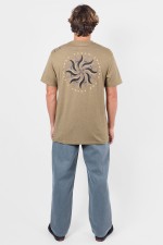 Oxbow Shuriken Vyriški Marškinėliai | Light Brown | Surfwax