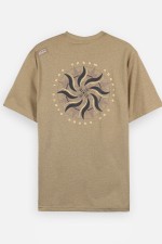 Oxbow Shuriken Vyriški Marškinėliai | Light Brown | Surfwax
