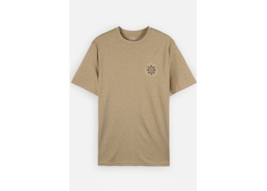 Oxbow Shuriken Vyriški Marškinėliai | Light Brown | Surfwax