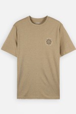 Oxbow Shuriken Vyriški Marškinėliai | Light Brown | Surfwax