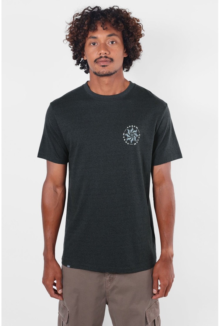 Oxbow Shuriken Vyriški Marškinėliai | Pewter | Surfwax