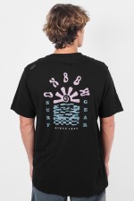 Oxbow Stoked Vyriški Marškinėliai | Black | Surfwax
