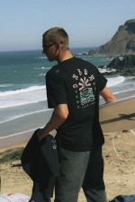 Oxbow Stoked Men's T-Shirt | Black | Surfwax
