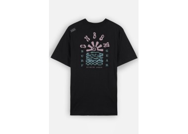 Oxbow Stoked Vyriški Marškinėliai | Black | Surfwax