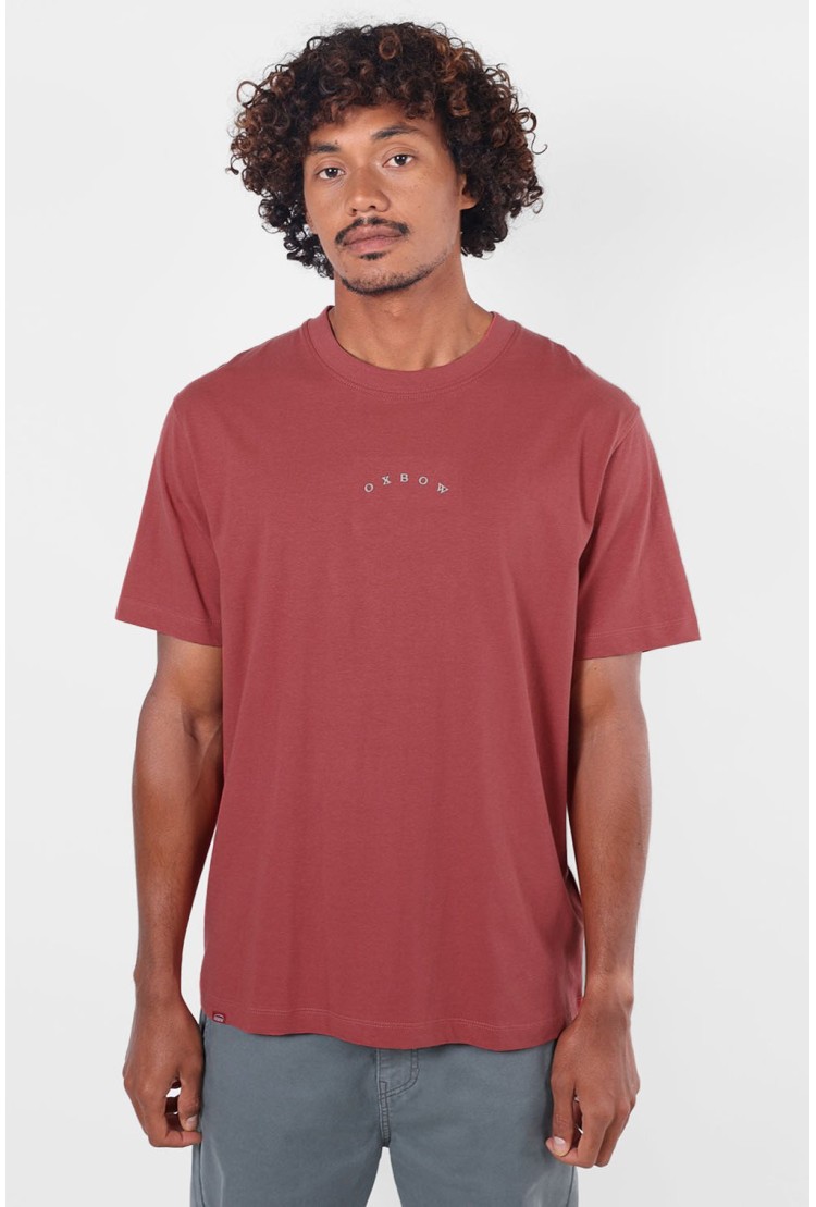 Oxbow Wheel Men's T-Shirt | Earth Red | Surfwax