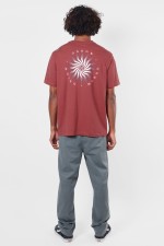 Oxbow Wheel Vyriški Marškinėliai | Earth Red | Surfwax