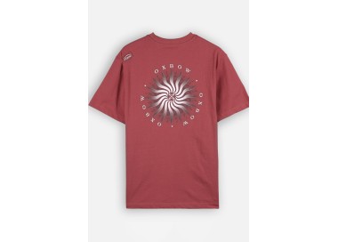 Oxbow Wheel Men's T-Shirt | Earth Red | Surfwax