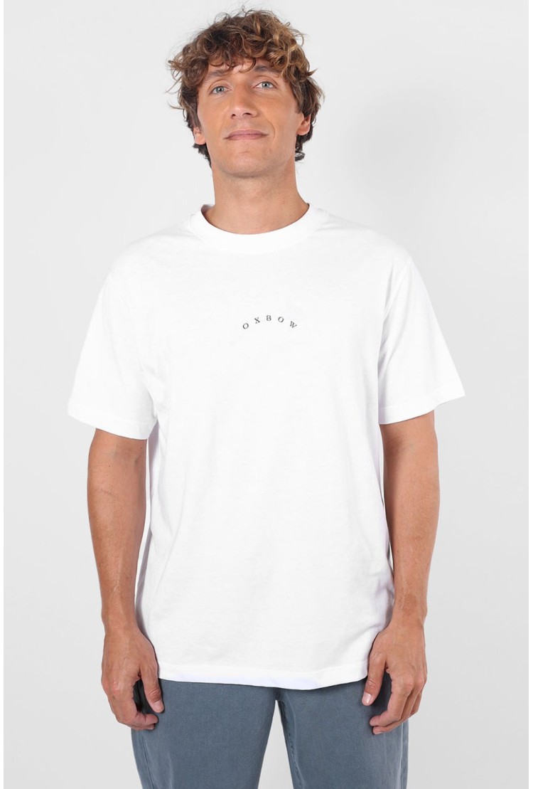 Oxbow Wheel Vyriški Marškinėliai | White | Surfwax