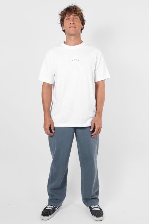 Oxbow Wheel Men's T-Shirt | White | Surfwax