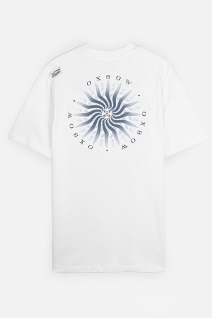 Oxbow Wheel Men's T-Shirt | White | Surfwax