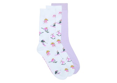 Chiemsee Intarsia Kojinės | White | Surfwax