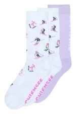Chiemsee Intarsia Kojinės | White | Surfwax