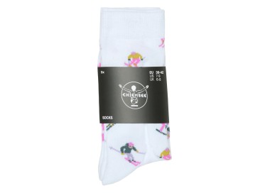 Chiemsee Intarsia Kojinės | White | Surfwax