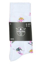 Chiemsee Intarsia Kojinės | White | Surfwax