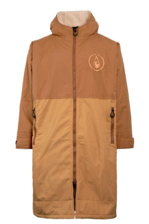 Wave Hawaii Storm Robe Yukon Unisex Pončas | Brown | Surfwax