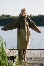 Wave Hawaii Storm Robe Yukon Unisex Pončas | Green | Surfwax