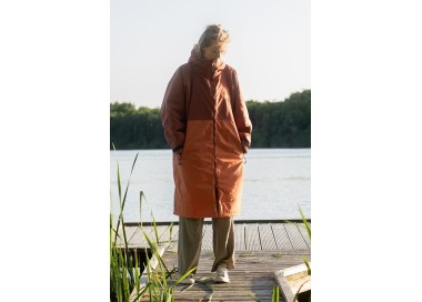 Wave Hawaii Storm Robe Yukon Unisex Pončas | Red | Surfwax