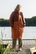 Wave Hawaii Storm Robe Yukon Unisex Pončas | Red | Surfwax
