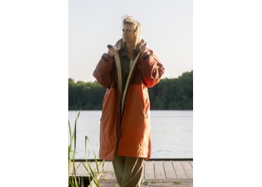 Wave Hawaii Storm Robe Yukon Unisex Pončas | Red | Surfwax