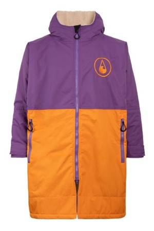 Wave Hawaii Storm Robe Yukon Unisex Pončas | Purple Orange | Surfwax