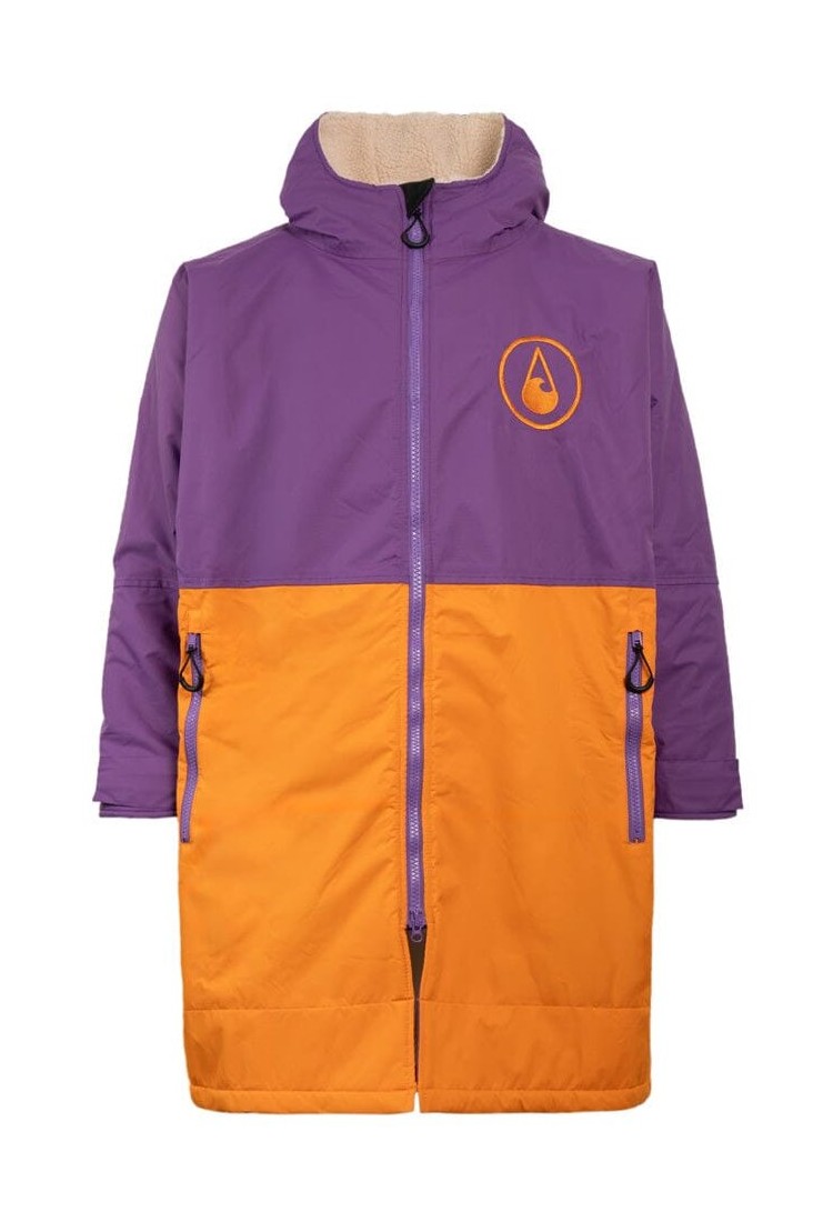 Wave Hawaii Storm Robe Yukon Unisex Pončas | Purple Orange | Surfwax