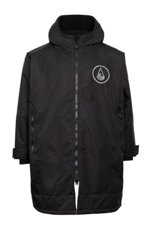 Wave Hawaii Storm Robe Yukon Unisex Pončas | Black | Surfwax