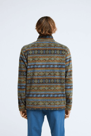 Billabong Boundary Mock Neck Men's Fleece | Raven | Surfwax