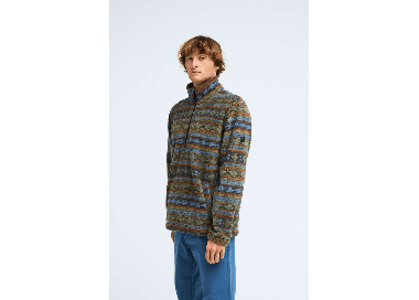 Billabong Boundary Mock Neck Men's Fleece | Raven | Surfwax