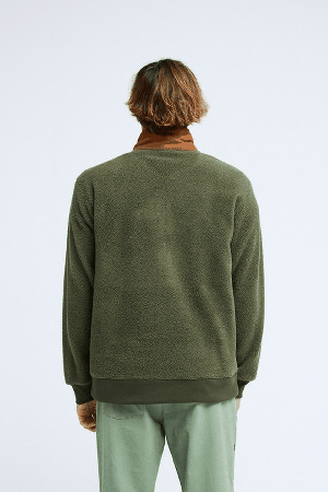 Billabong Boundary Shore Men's Fleece | Caramel Cafe | Surfwax
