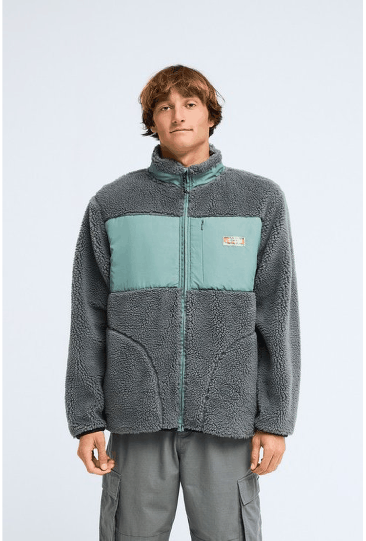 Billabong Canyon Trail Men's Fleece | Pewter | Surfwax