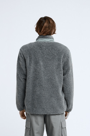 Billabong Canyon Trail Men's Fleece | Pewter | Surfwax