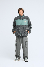 Billabong Canyon Trail Men's Fleece | Pewter | Surfwax