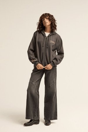 Billabong Familiar Roads Women's Hoodie | Off Black | Surfwax