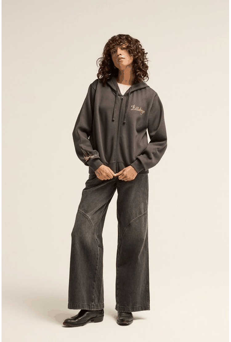 Billabong Familiar Roads Women's Hoodie | Off Black | Surfwax
