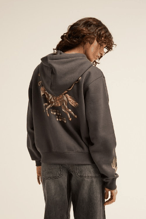 Billabong Familiar Roads Women's Hoodie | Off Black | Surfwax