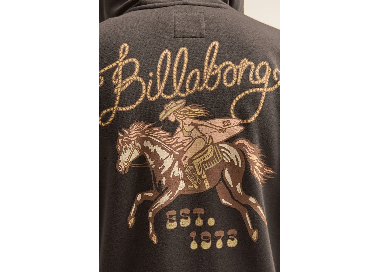 Billabong Familiar Roads Women's Hoodie | Off Black | Surfwax