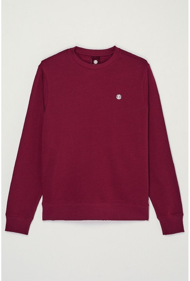 Element Icon Embroidery Cr Men's Sweatshirt | Zinfandel | Surfwax