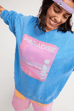 Roxy Lineup Women's Sweatshirt | Super Sonic | Surfwax