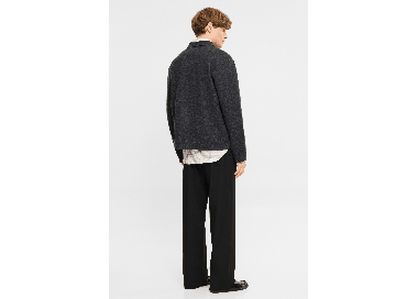 Elvine Jens Men's Overshirt | Dark Grey Melange | Surfwax