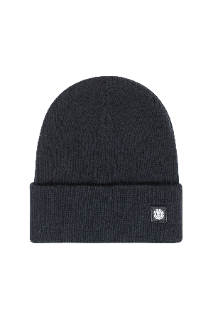 Element Mid Icon Rib Unisex Beanie | Flint Black | Surfwax