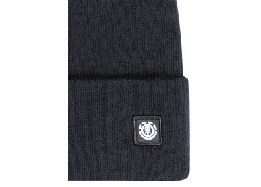 Element Mid Icon Rib Unisex Beanie | Flint Black | Surfwax