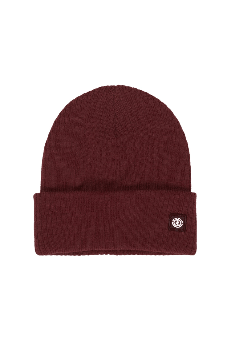 Element Mid Icon Rib Unisex Beanie | Zinfandel | Surfwax