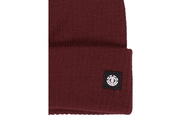 Element Mid Icon Rib Unisex Beanie | Zinfandel | Surfwax