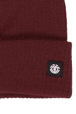 Element Mid Icon Rib Unisex Beanie | Zinfandel | Surfwax