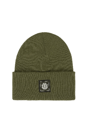 Element High Icon Unisex Beanie | Bronze Green | Surfwax