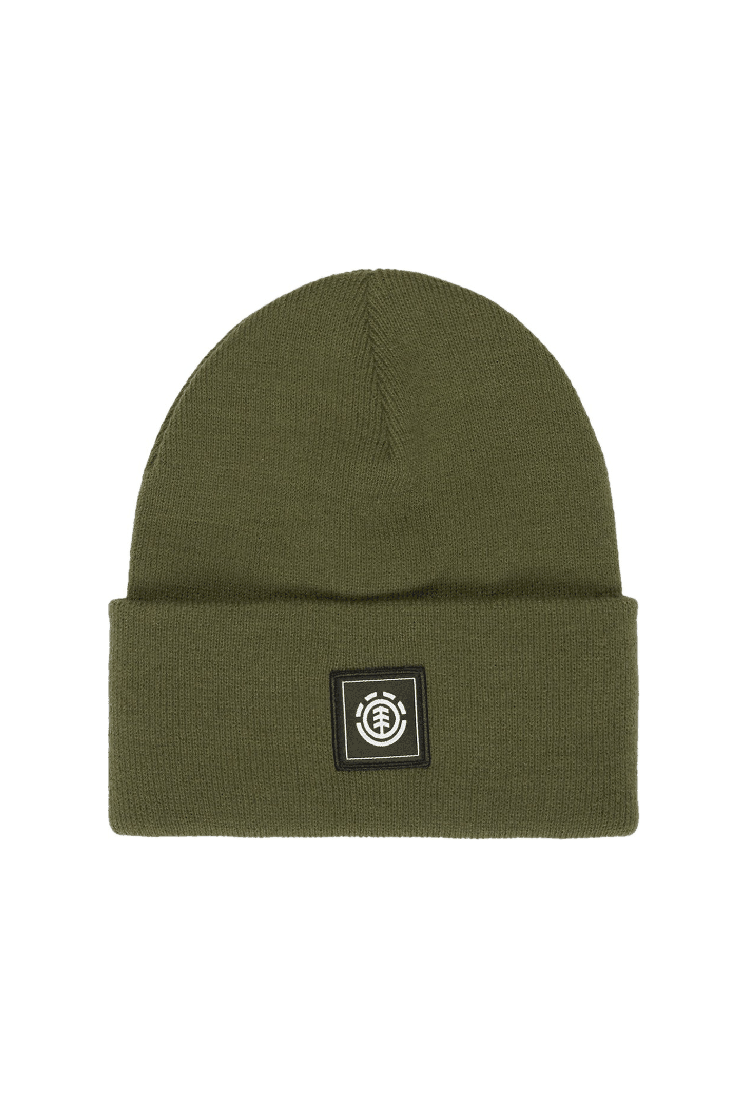 Element High Icon Unisex Beanie | Bronze Green | Surfwax
