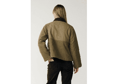 RipCurl Bossa Nova Waxed Chore Women's Jacket | Military Green | Surfwax