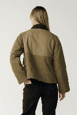 RipCurl Bossa Nova Waxed Chore Women's Jacket | Military Green | Surfwax