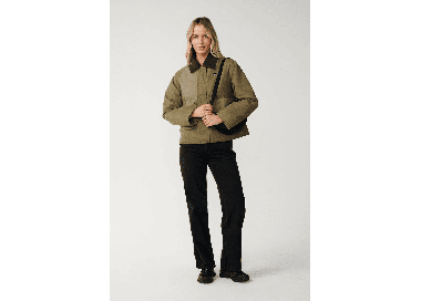 RipCurl Bossa Nova Waxed Chore Women's Jacket | Military Green | Surfwax